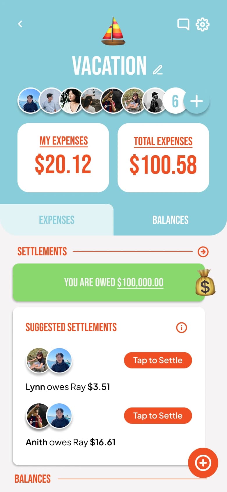 Tallycents App Screenshot